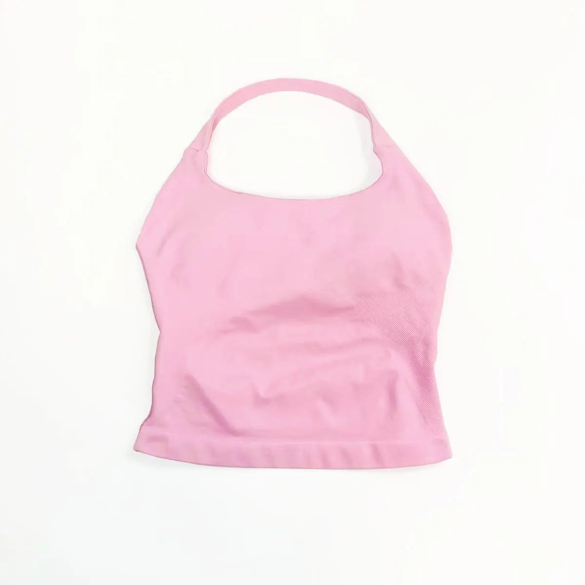 NCLAGEN Gym Halter Top Woman longline strappy tank Padded yoga clothing Fitness workout Running Activewear pilates clothes