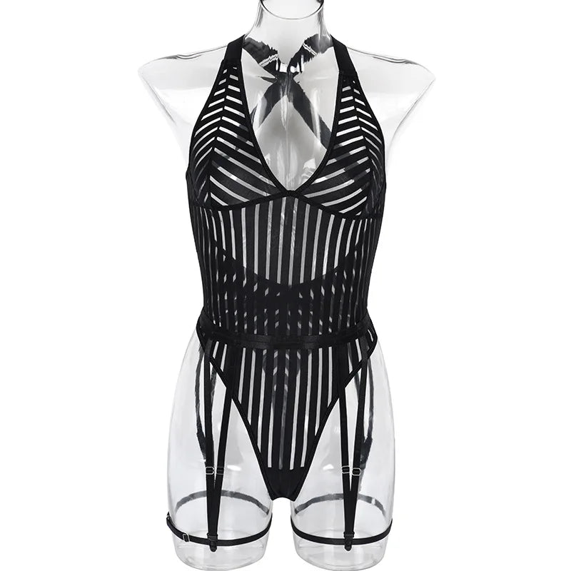 Romantic Bilizna Sexy Below Lingerie for Sex New Women's Underwear Cutting Tight Woman Clothing Vs Lingerieset Dames Thong Whole