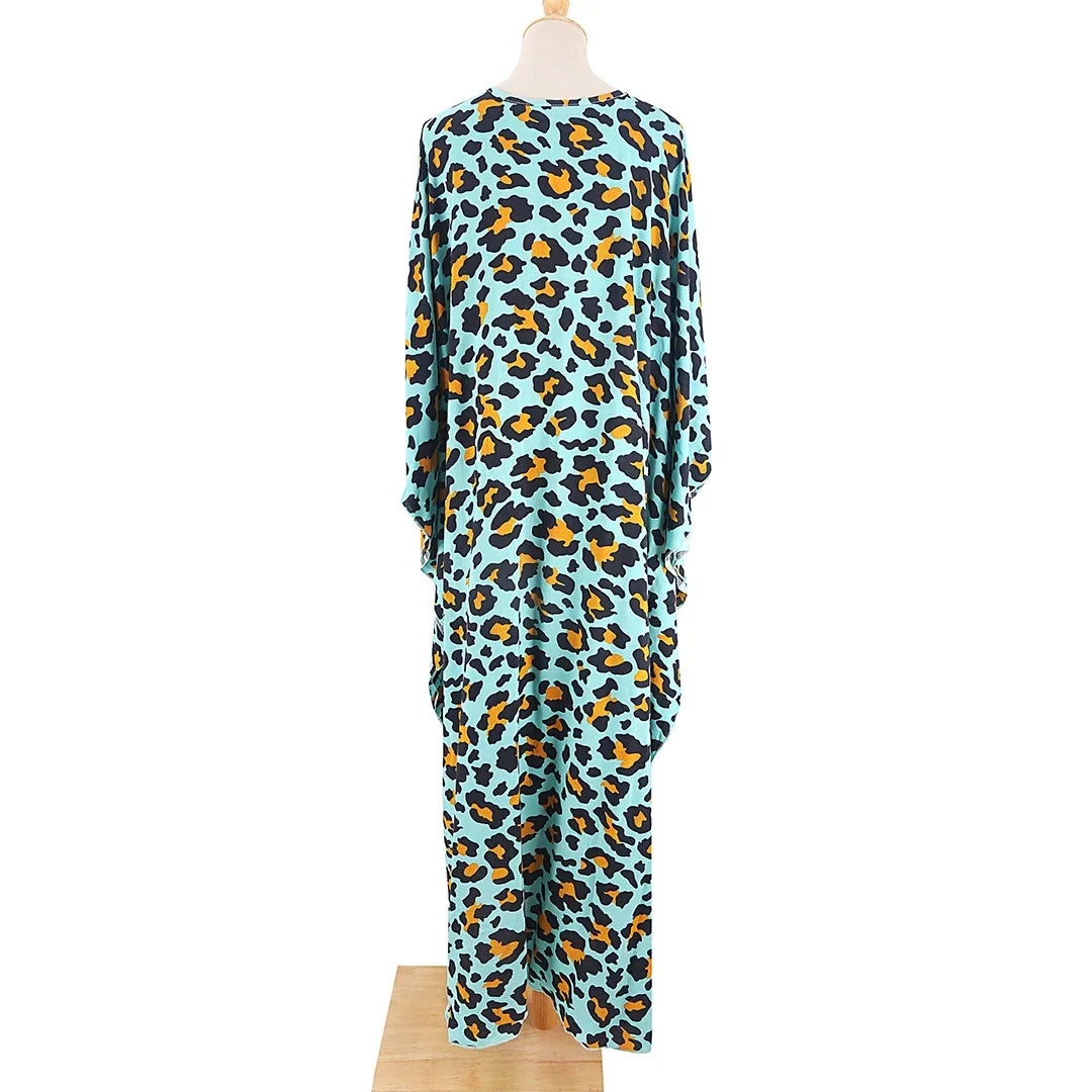 Sexy Zebra Printed V Neck Tunic Beach Cover Up Cover-ups Beach Dress Beach Wear Beachwear Beach Long Dress Female Women V4159