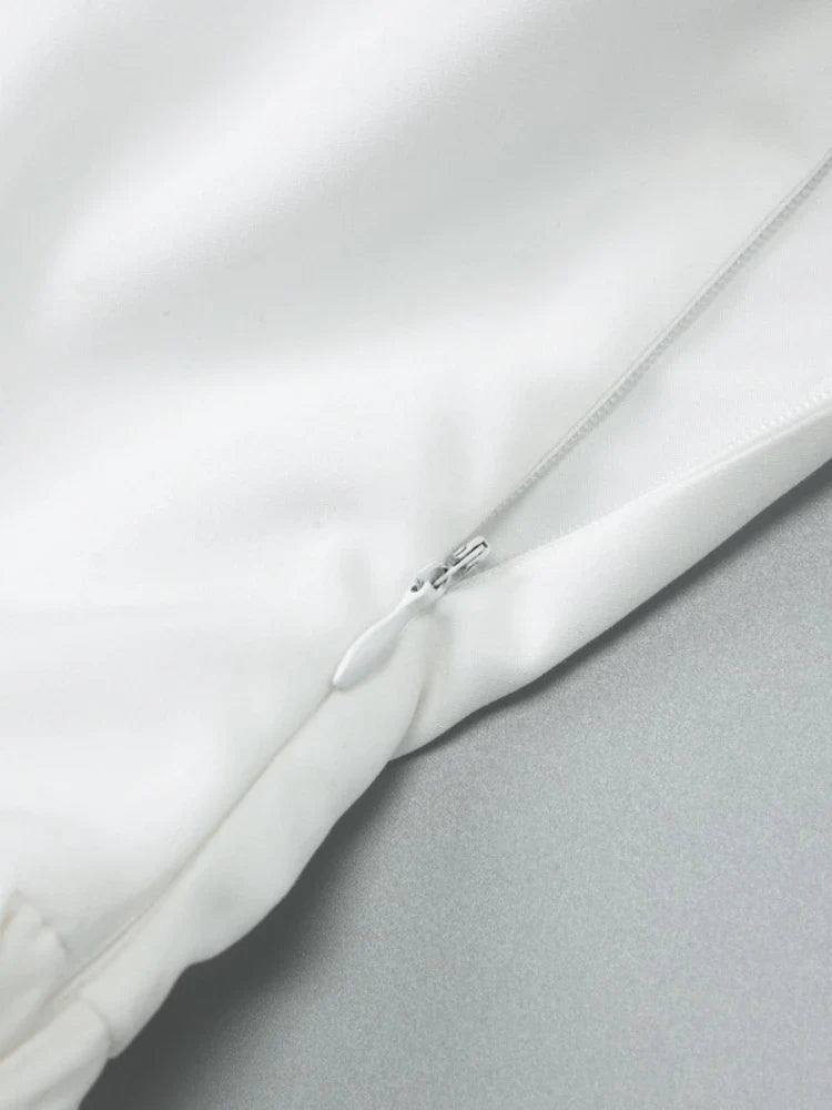 FDYOUI Elegant Sleeveless Backless A-line Party Dress for Woman 2026 Summer Tunics High Waist Solid Wedding Evening Prom Dresses