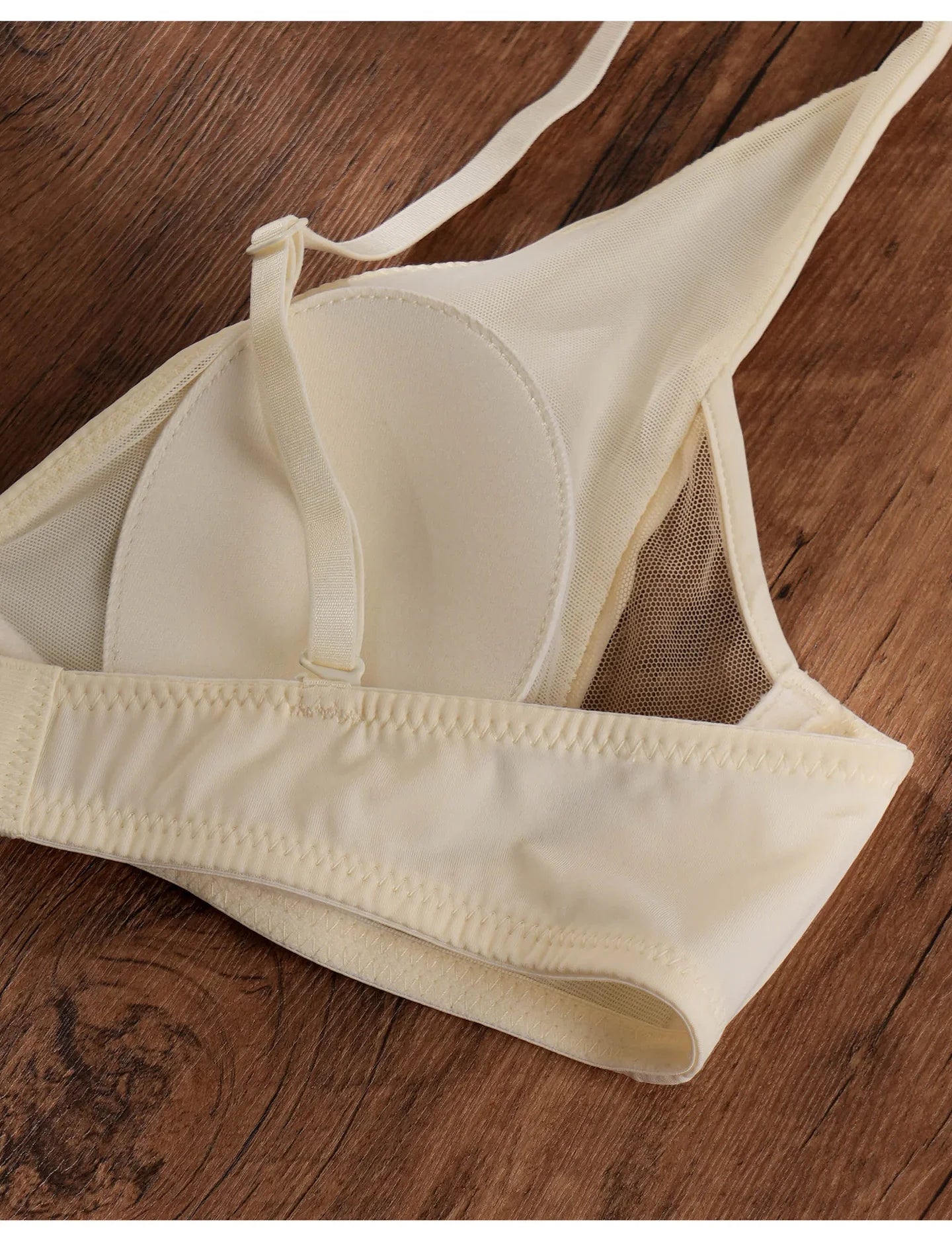 Sexy Deep V Rabbit Ear Bra, Wireless Invisible Summer Bra for Women, Thin Breathable Comfort Bralette Small Chest No Underwire