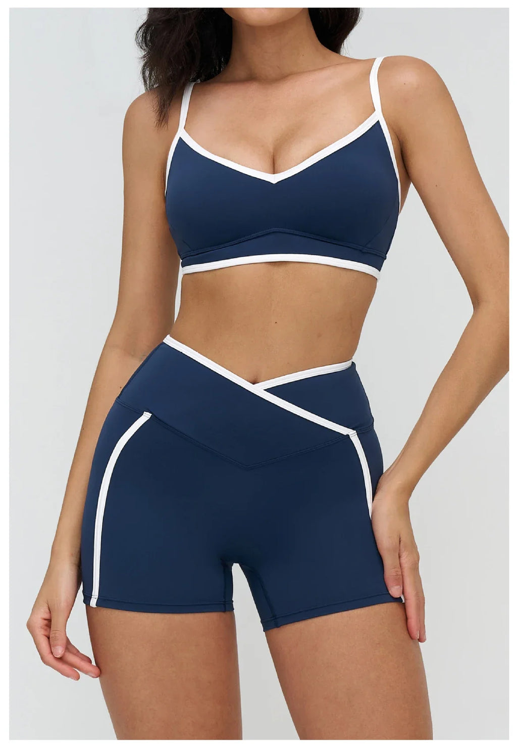 Women Bra Shockproof Gym Top Women Underwear Thin Strap Halter Sports Bras Scrunch Push-up Workout Yoga Tank Tops Women's Clothe