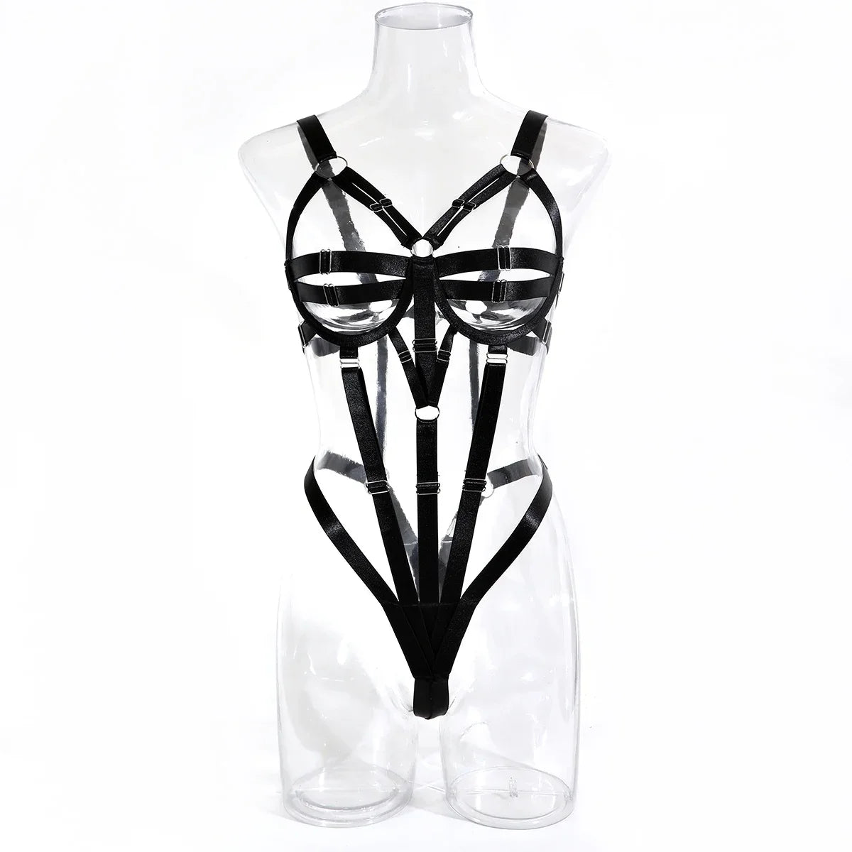 Women Sexy Pu Leather Full Body Harness Belt Waist Corset Belt Bondage Bdsm Bodysuit Gothic Fetish Exotic Clothing