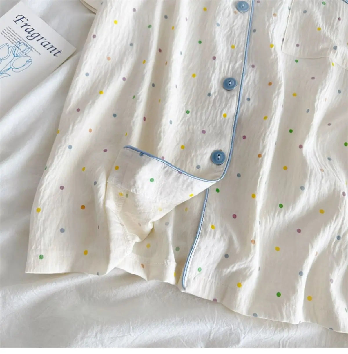 Thin Cotton Women's Short-sleeved Pajamas Set Summer Cute and Casual Sweet and Girly Thin Home Wear Set Sausage Dog Sleepwear