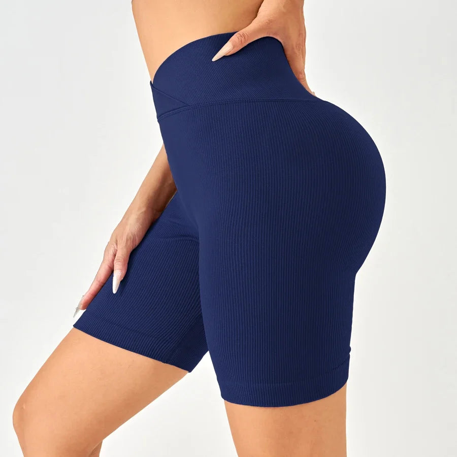 Women Sports Leggings Sportswear Woman Gym Legging Seamless Yoga Shorts w/Tummy Control Women's Shorts Fitness Female Clothing
