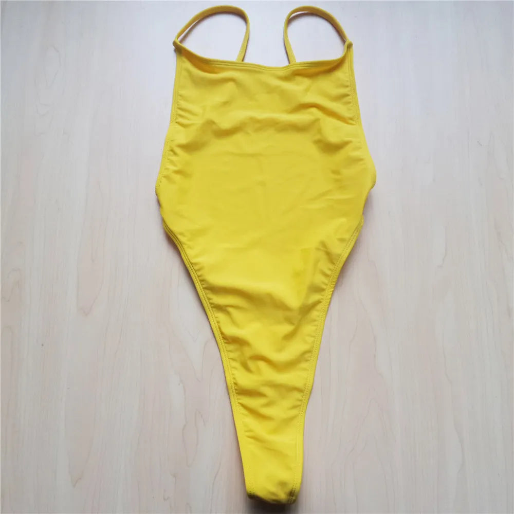 Sexy Extreme String Mini Micro Thong Swim Suit For Women Swimwear One Piece Swimsuit Female Bather Bathing Suit Monokini Y478