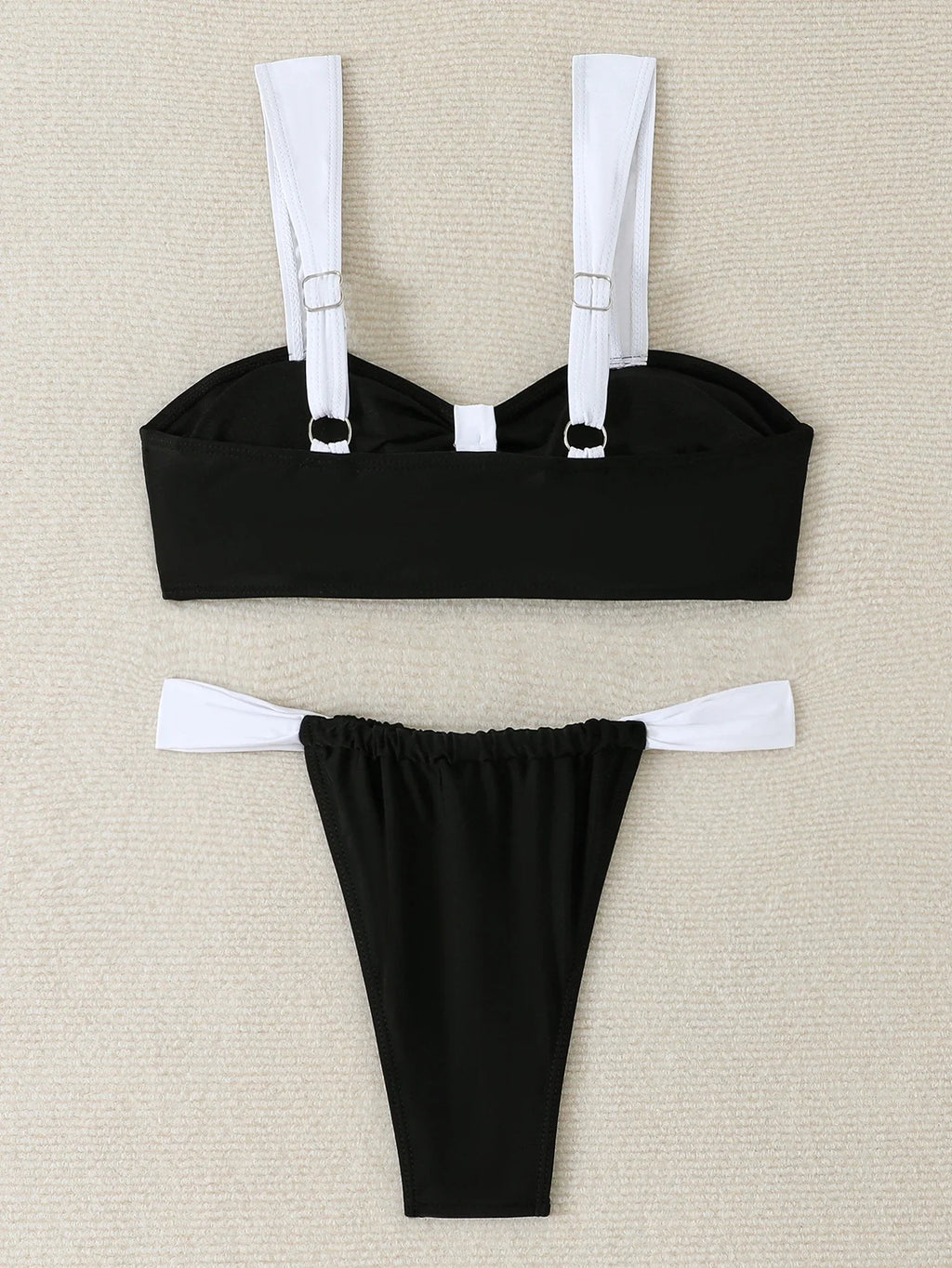 Strappy Bikinis 2026 Women Padded Thong Swimwear Female Sexy Swimsuit Solid Bathers Bathing Swimming Swim Suit Beachwear