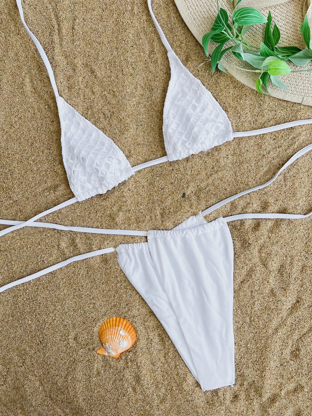 DEKA Tie Side Mini Micro Bikini Set With Skirt Halter Female G-String Thong Swimsuit Women Swimwear Bather Bathing Suit Swim