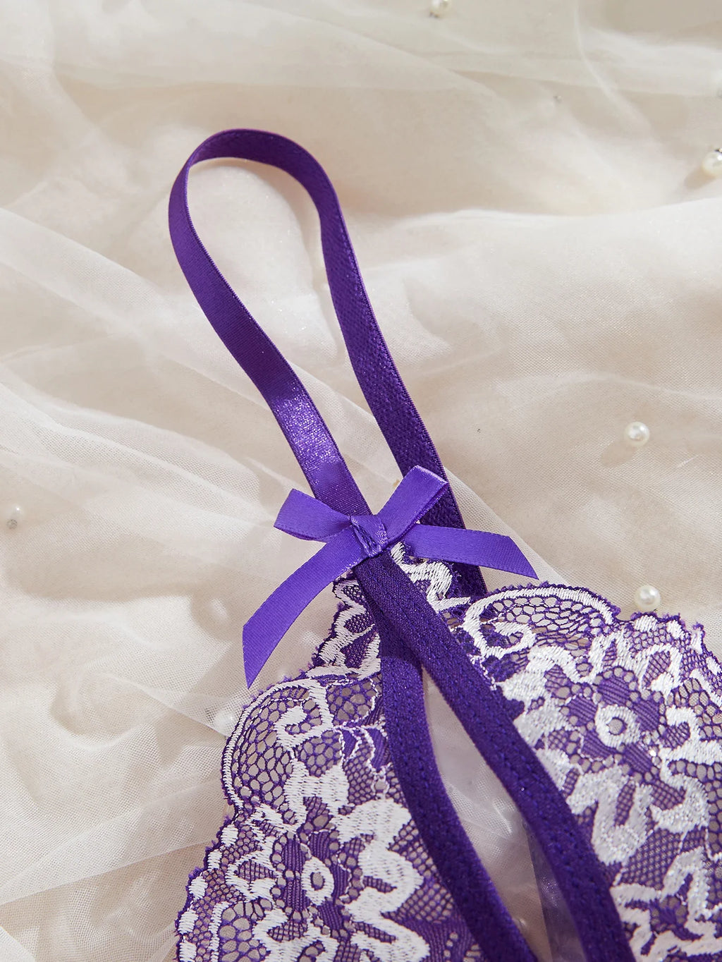 Women Floral Underwear Set, Bra And Thong Sets, Women Clothing, Valentine's Day Gift