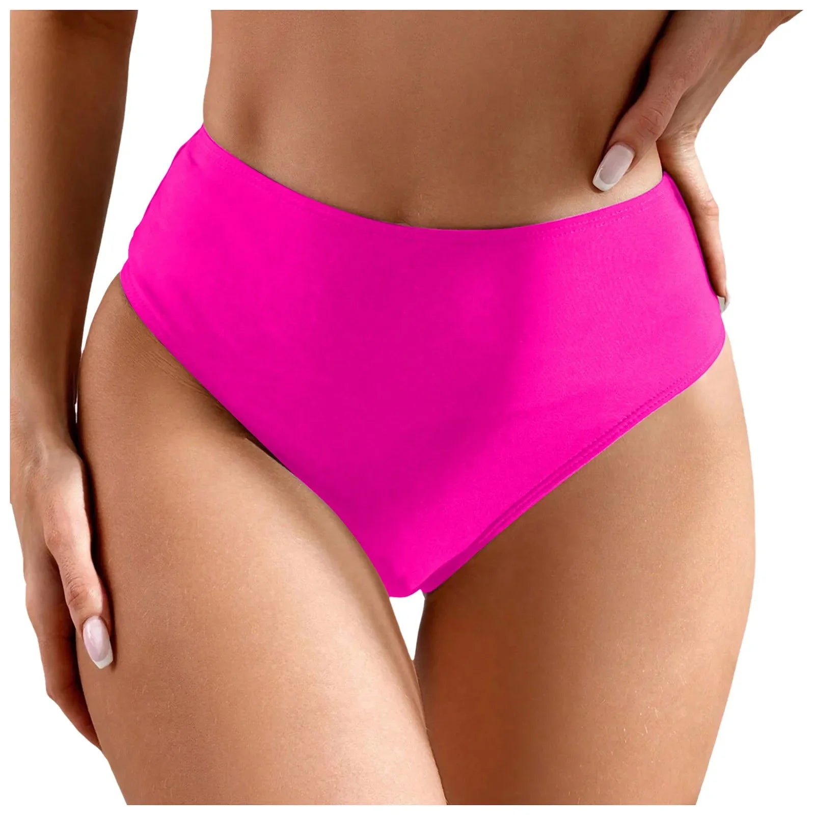 Bikini Bottoms For Women High Waist Swimsuit Sexy Swim Briefs Summer Beach Shorts For Swimwear Bathing Suit Bikini Beachwear
