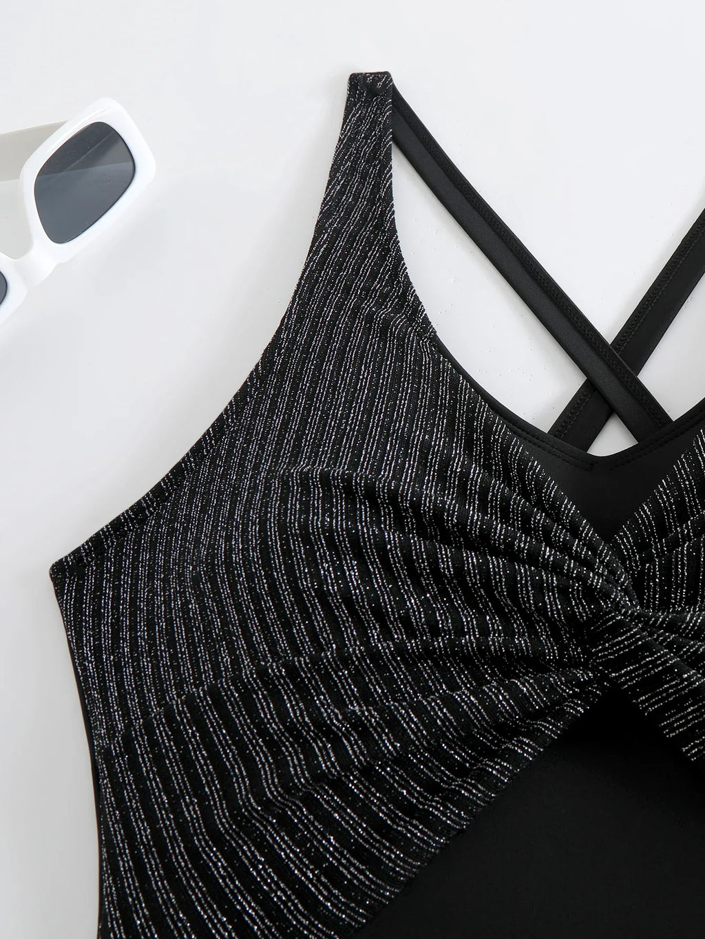2026 Sexy Strappy Swimsuit One Piece Solid Swimwear Women Bathers Bathing Swimming Swim Suit Female Summer Beachwear
