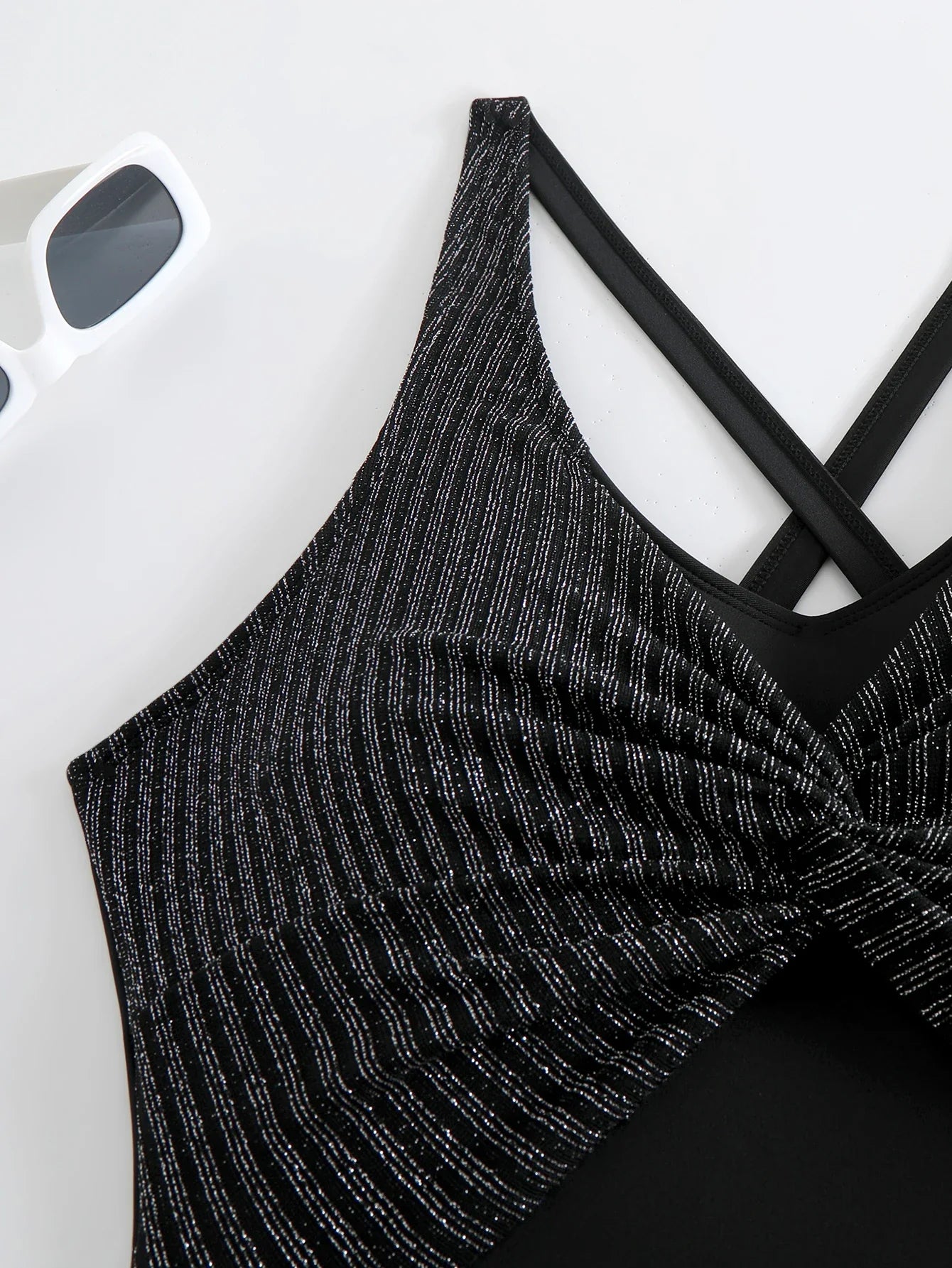 2026 Sexy Strappy Swimsuit One Piece Solid Swimwear Women Bathers Bathing Swimming Swim Suit Female Summer Beachwear