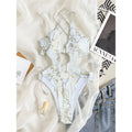 XS - L New Snake Skin U Neck Cut Out One Piece Swimsuit Women Swimwear Female Cross Back Monokini Bather Bathing Suit Swim V7990