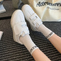 Retro Hook Loop Flat With Sneakers Suede Leather Round Toe Casual Outdoor Fashion Pink Solid Women's Sports Shoes 2026 Newest