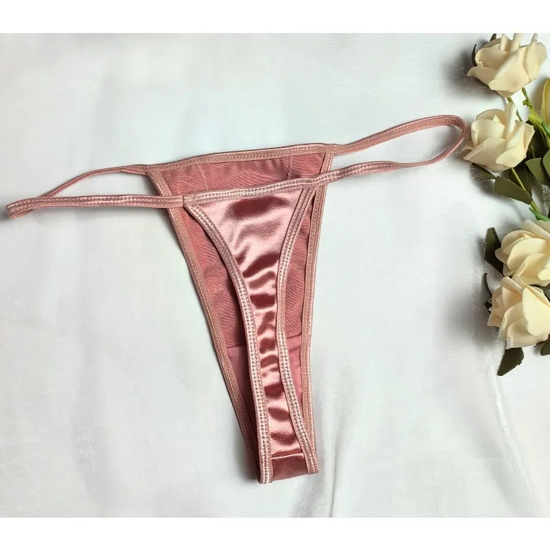 Toucheart 4PCS Patchwork Sexy Interesting Underwear Thong Set Slim Backless Lace Up Hollow Out  Floral Mesh Sexy Underwear Set