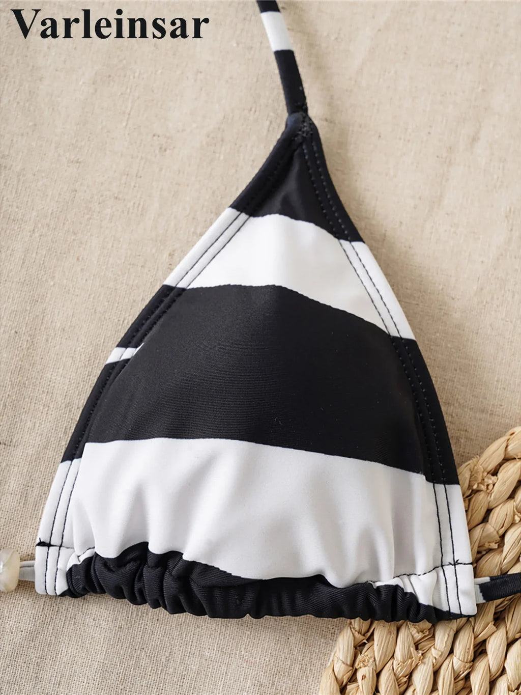 XS - L Sexy Zebra Halter High Leg Cut Bikini Women Swimwear Female Swimsuit Two-Pieces Bikini Set Bather Bathing Suit Swim V6799