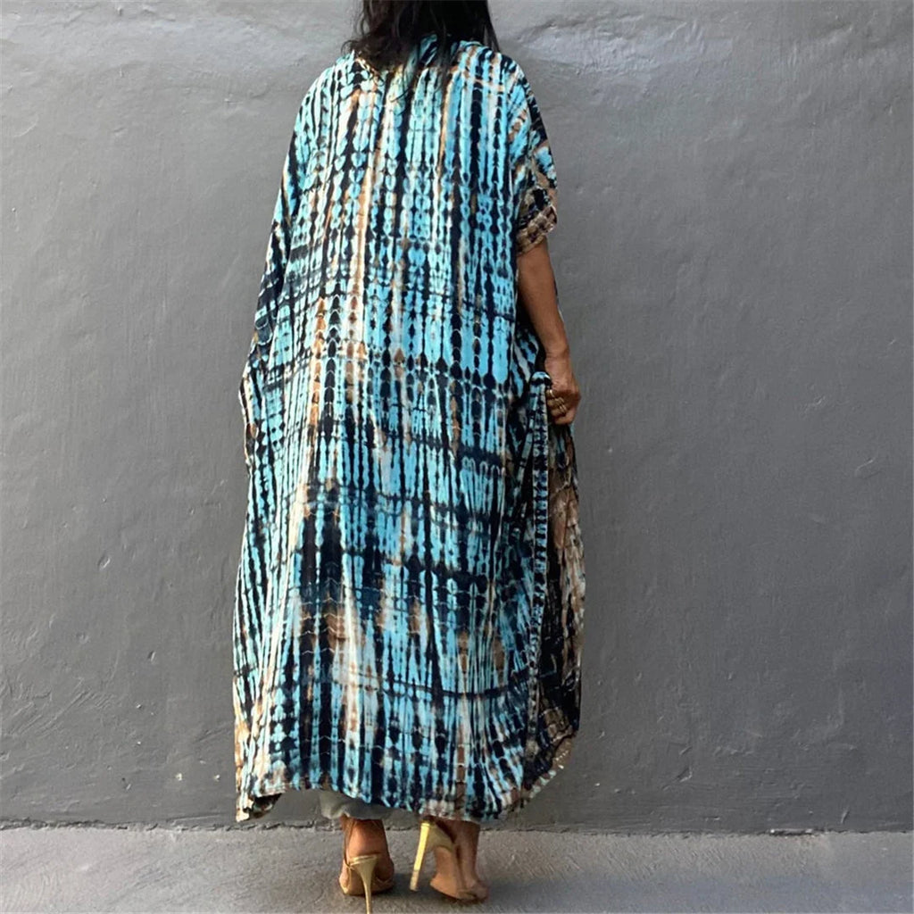 17 Colors Leopard Printed Colorful With Belt Tunic Cover-ups Beach Dress Beach Wear Beachwear Female Women Beach Cover Up V4510L