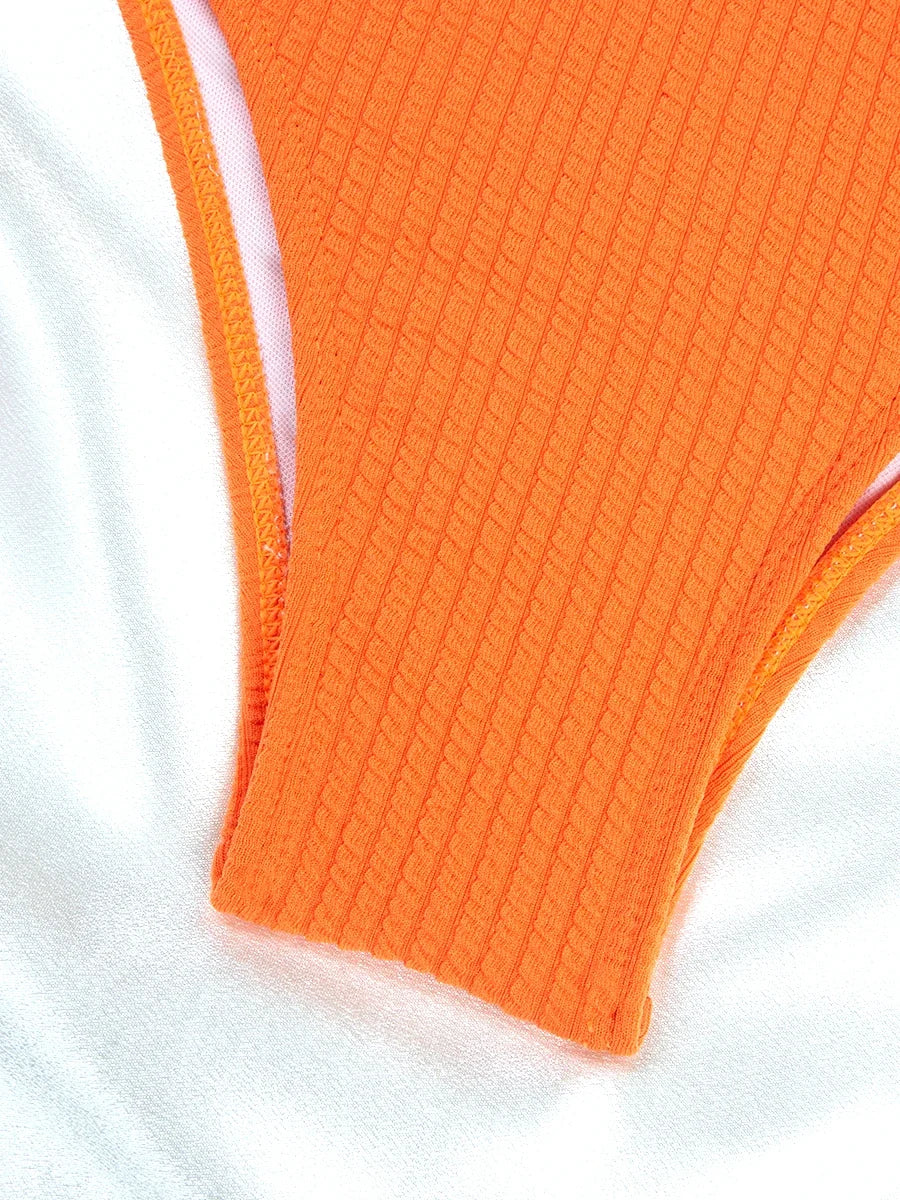 2026 Triangle High Waist Bikini Solid Strappy Swimwear Female Sexy Swimsuit Women Bathers Bathing Swimming Swim Suit Beachwear