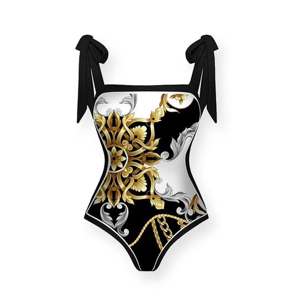 2026 High Quality Double-sided Printed Push Up Women Bikini Set Printed Strappy Bandage Swimwear Brazilian Biquini Bathing Suit