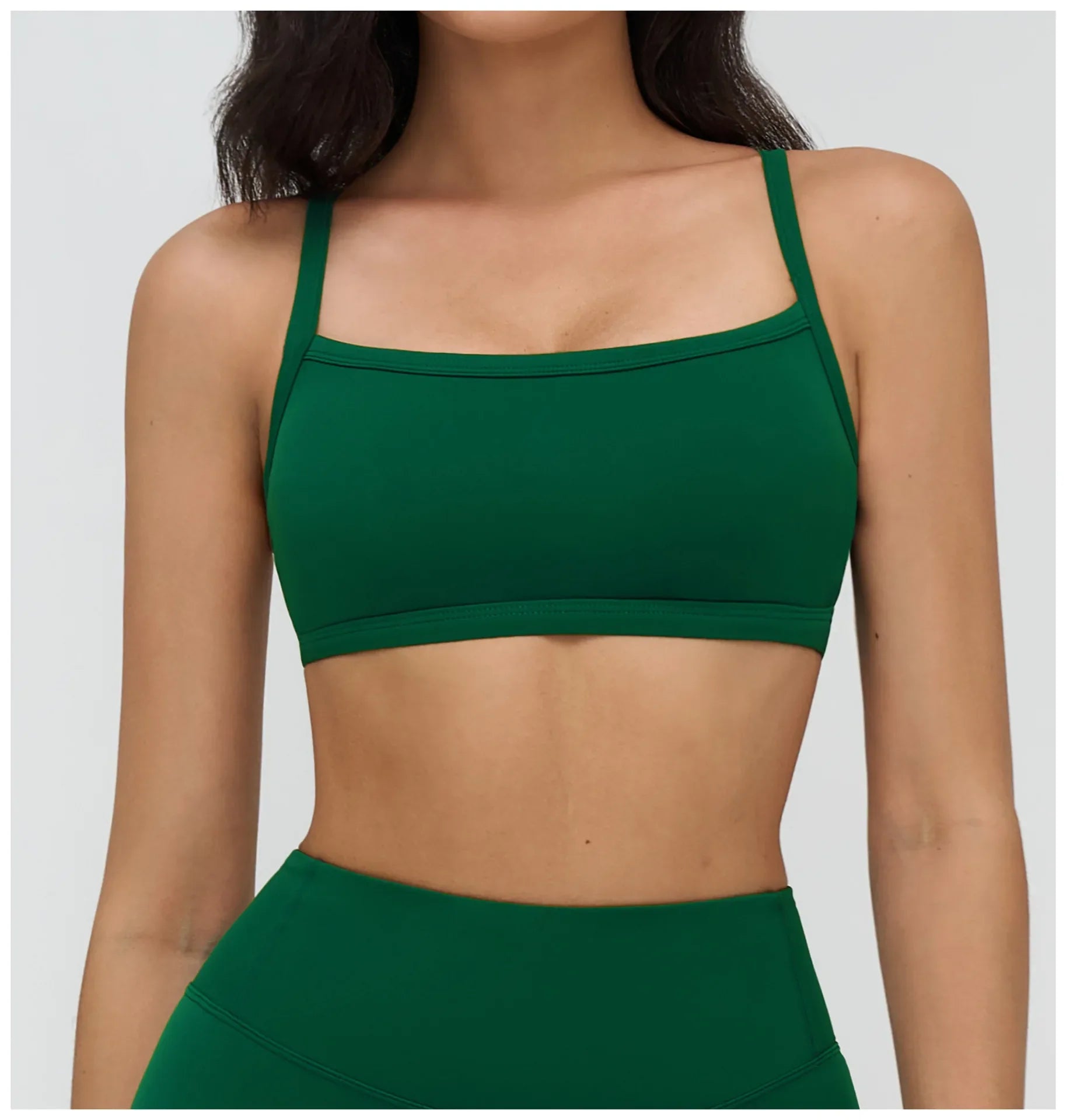 Beautiful Back Women Workout Bra Fitness Underwear Tights Yoga Vest High Strength Shockproof Gym Sports Top Push Up Chest Pad
