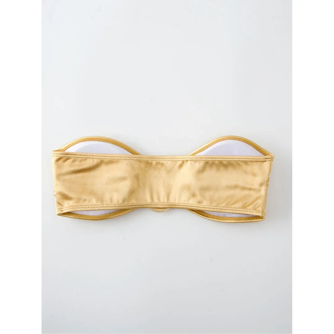 13 Color 2026 New Sexy Bandeau Bikini Women Swimwear Female Swimsuit Two-Pieces Bikini Set Padded Bather Bathing Suit Swim V4647