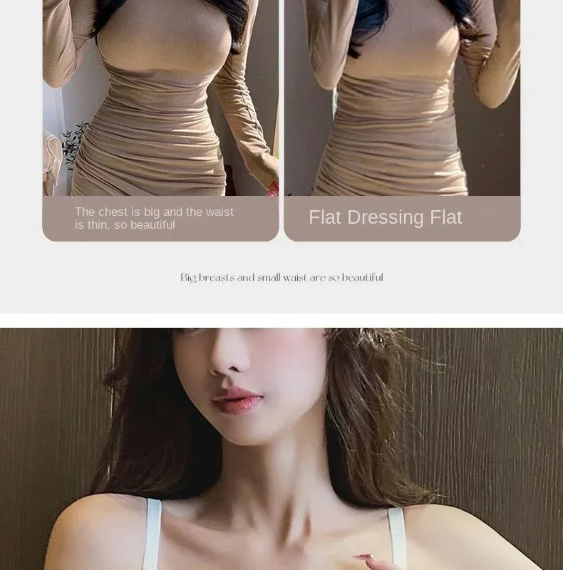 Desire Thin Push-up Seamless Adjustment Women's Small Breasts Sexy Underwear Without Underwire Support Anti-sagging Bra Summer