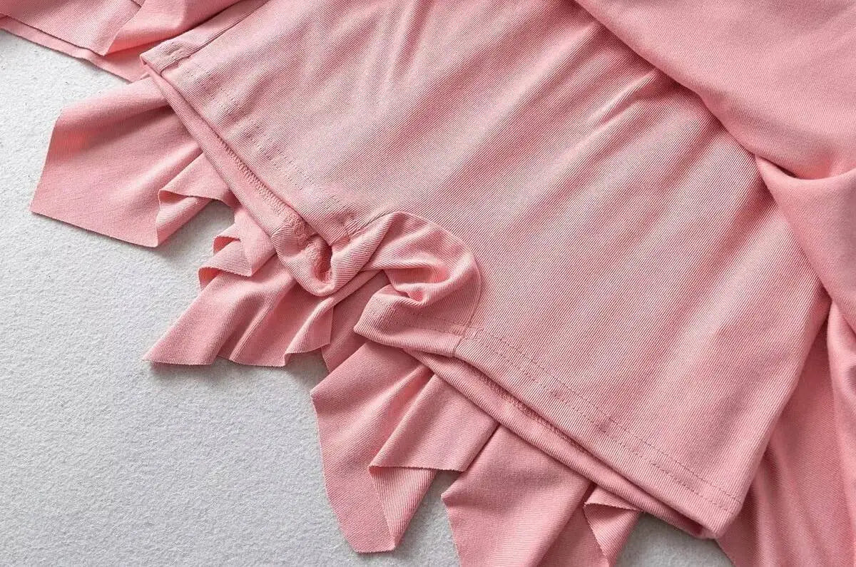 Summer Sexy Pure Desire Loose Edge Design Sense Short Skirt Women High Waisted Wrap Hip Reducing Age Pleated A-line Skirt H2JI