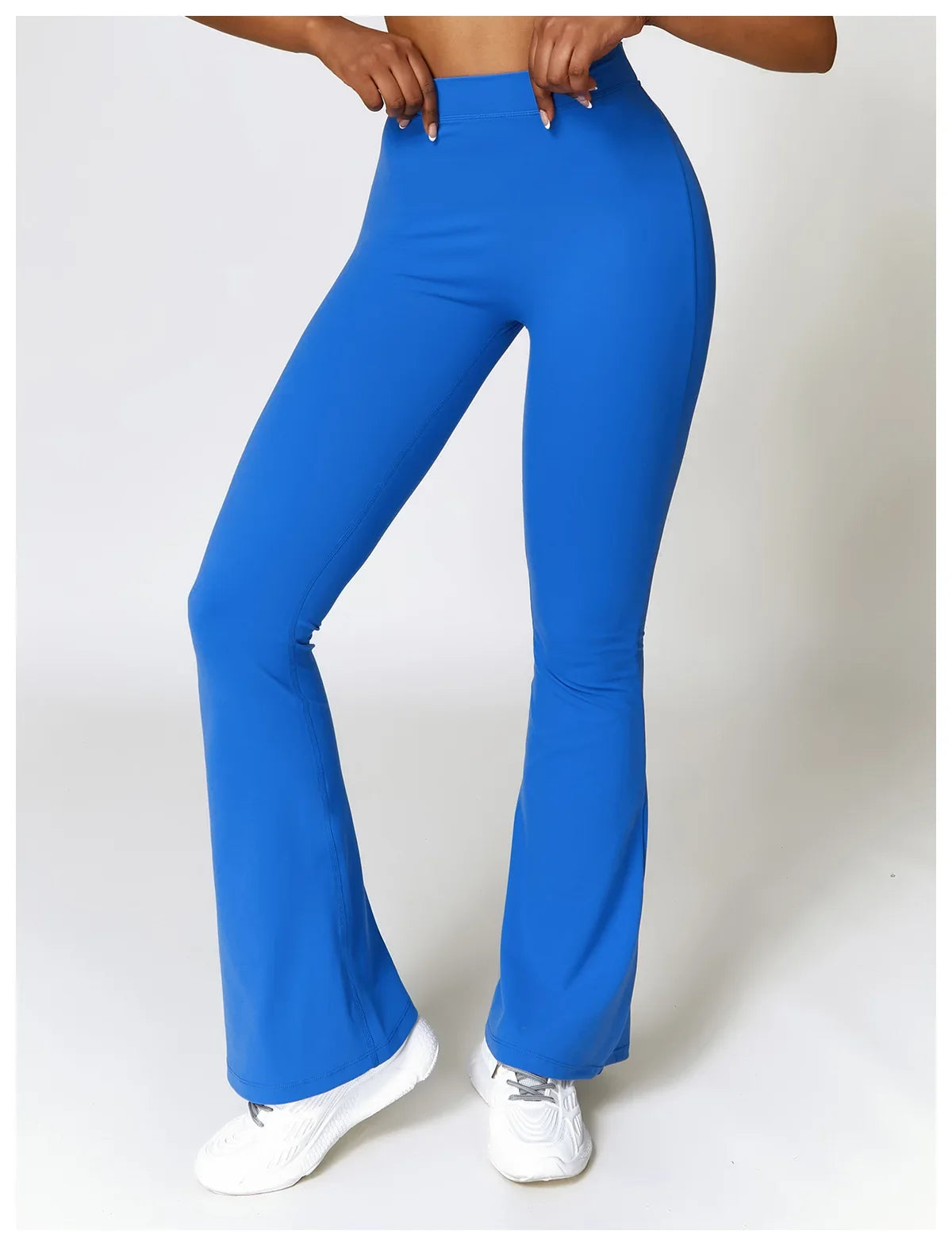Sexy Sports Leggings Women V Back Scrunch Flares Leggings High Waist Yoga Flares Pants Push Up Gym Leggings Women Yoga Clothes