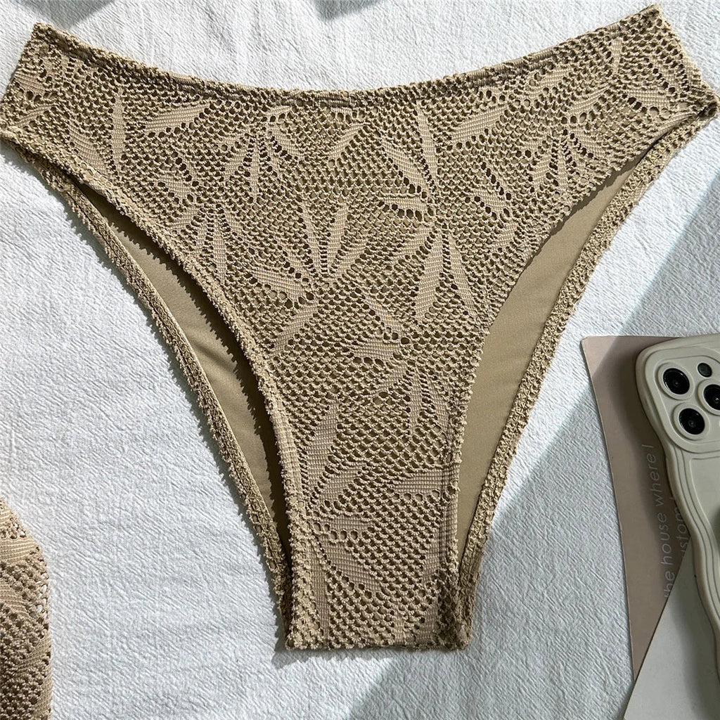 With Sarong Underwired Bikini Female Swimsuit Women Swimwear Three-pieces Bikini set Brazilian Bather Bathing Suit Swim V7936