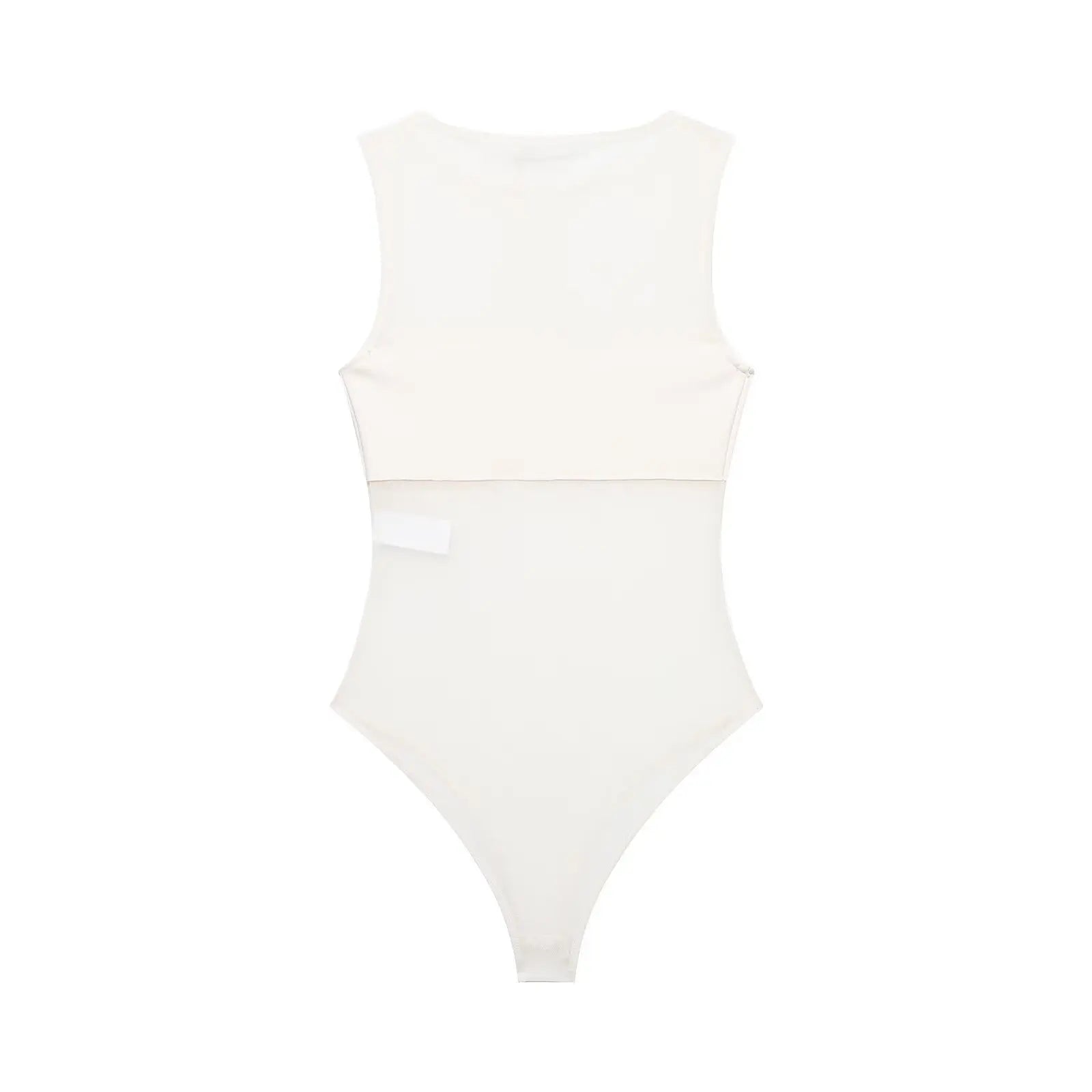 Women's Patchwork Silk Mesh Jumpsuit WHEF