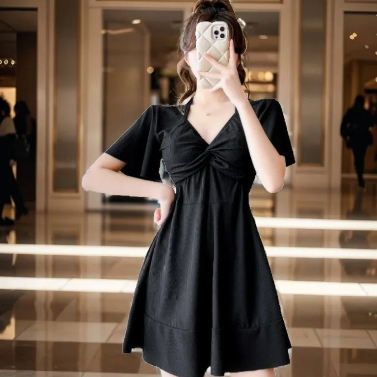New One-piece Swimsuit for Women, Super Fairy, Sexy, High Looks, Conservative, Belly Covering, Slimming Swimsuit for Students