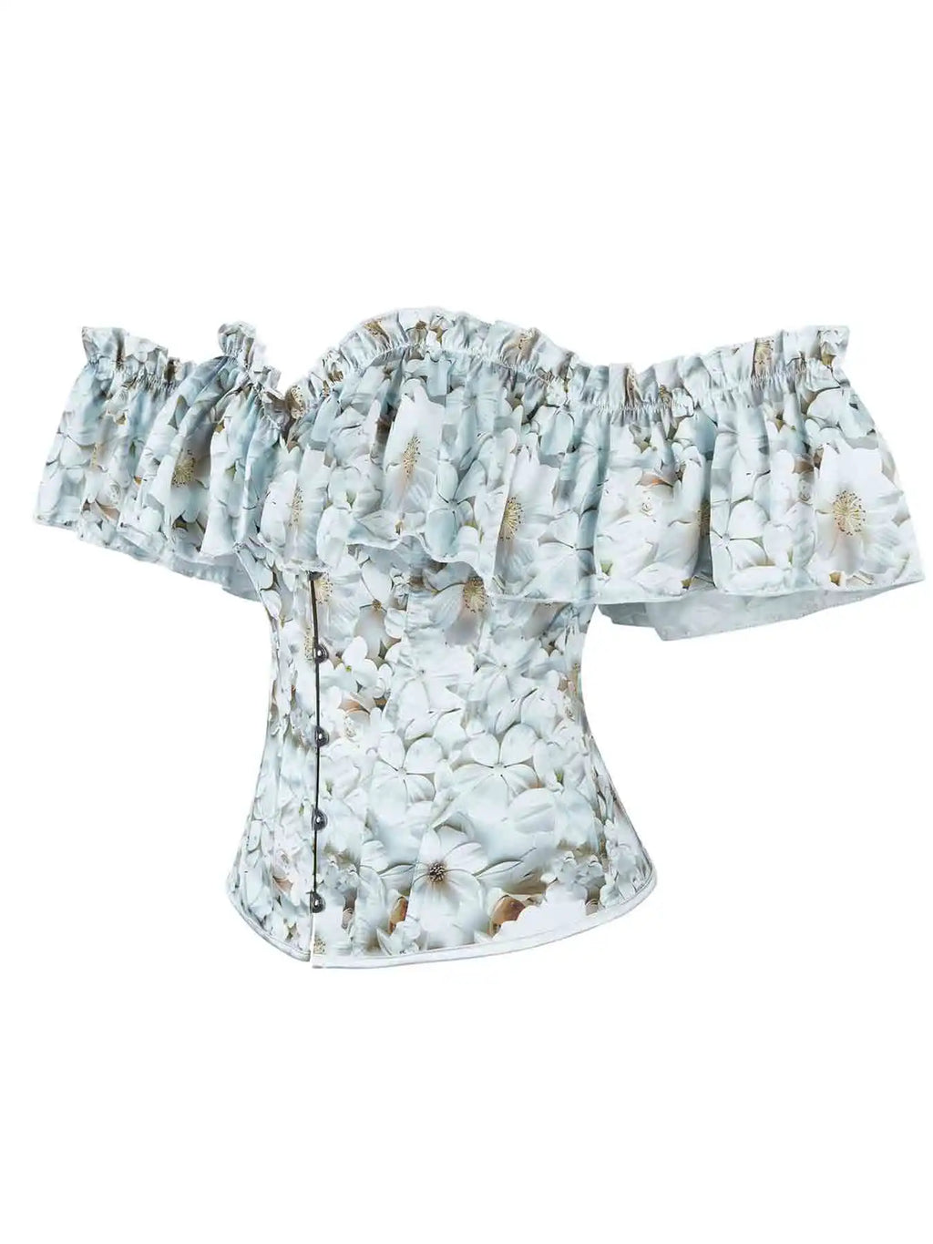 New three-dimensional flower satin lace sexy tube top corset Palace ladies body corset