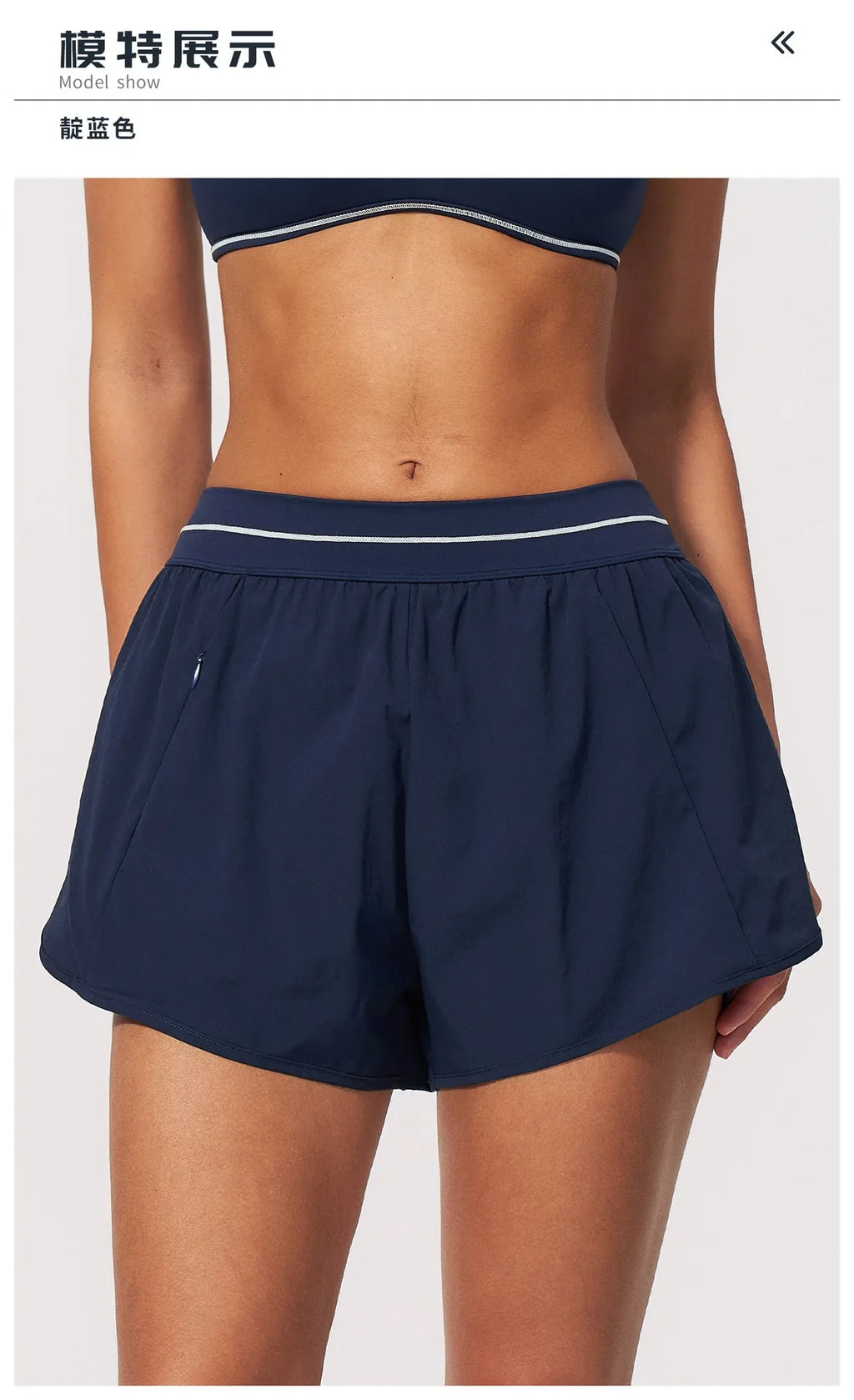 New Brushed Sports Shorts Women High Waist Fake Two Pieces of Anti Glare Shorts Leggings Casual Loose Pocket Fitness Sportwear