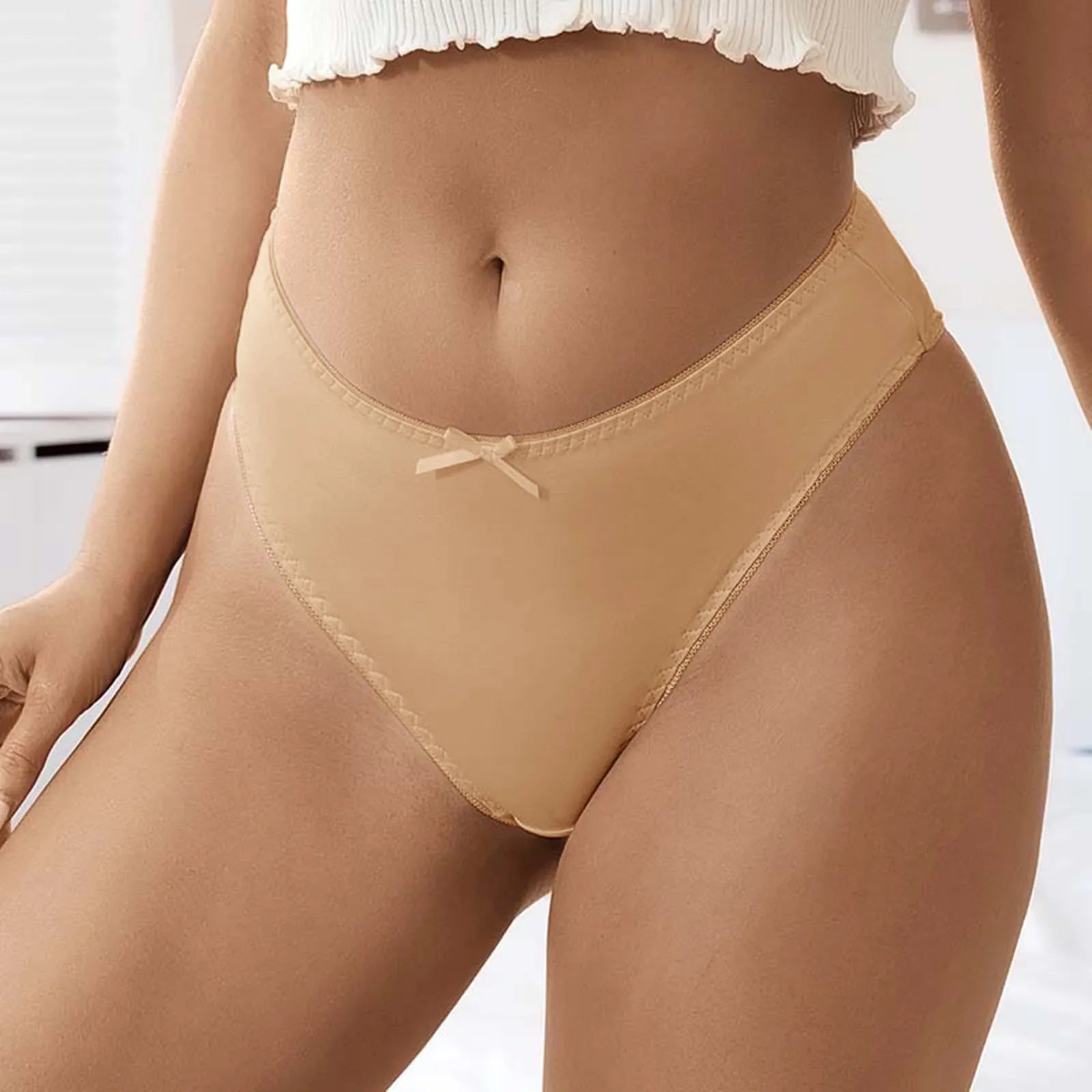 Panties Bikini for Women Seamless Underwear For Women Sexy Hipster Panties Breathable Bikin Pack of Panties for Women Random