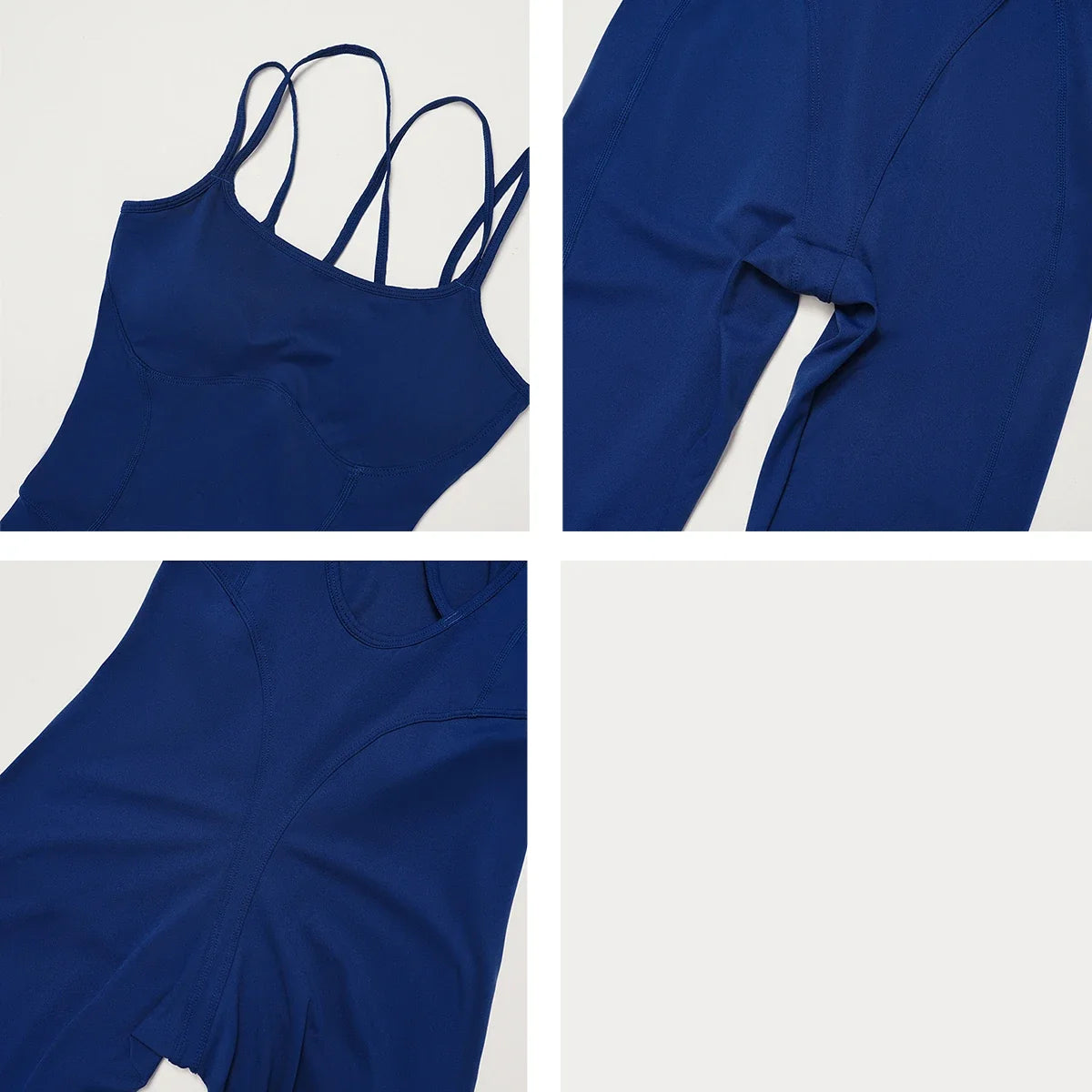 Hearuisavy Female Jumpsuit Long Elegant Sports Bodysuit Woman Gym Clothes Strappy Fitness Overalls Push Up Pilates Yoga Leotard