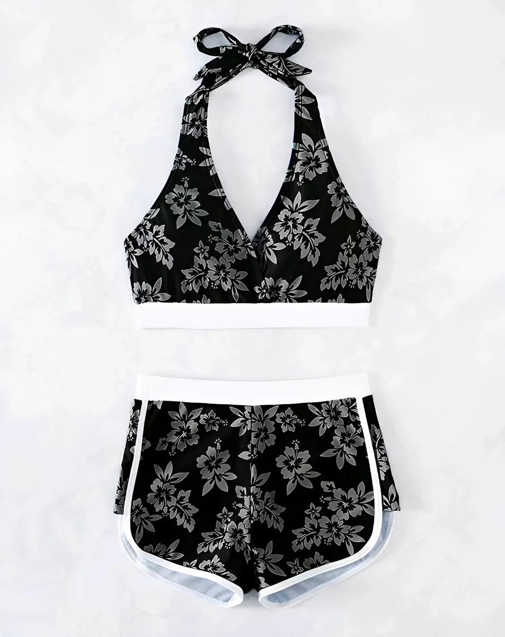 2026 High Waist Bikinis Women Padded Halter Swimwear Female Sexy Sporty Swimsuit Bathers Bathing Swimming Swim Suit Beachwear