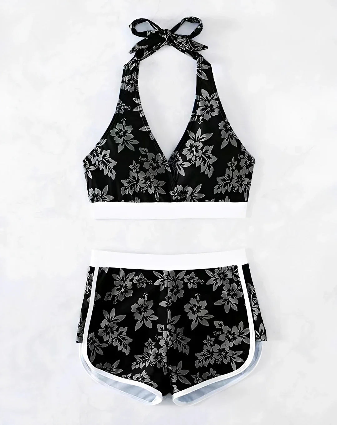 2026 High Waist Bikinis Women Padded Halter Swimwear Female Sexy Sporty Swimsuit Bathers Bathing Swimming Swim Suit Beachwear
