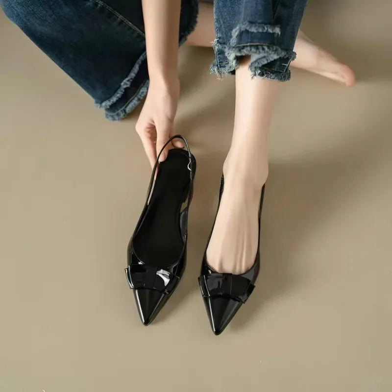 New  Women Sandal Shoes Fashion Slingback Shoes Thin High Heel Outdoor  New Woman