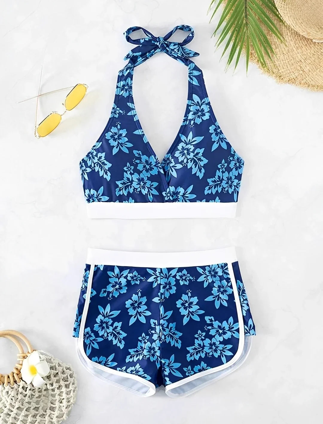 2026 High Waist Bikinis Women Padded Halter Swimwear Female Sexy Sporty Swimsuit Bathers Bathing Swimming Swim Suit Beachwear