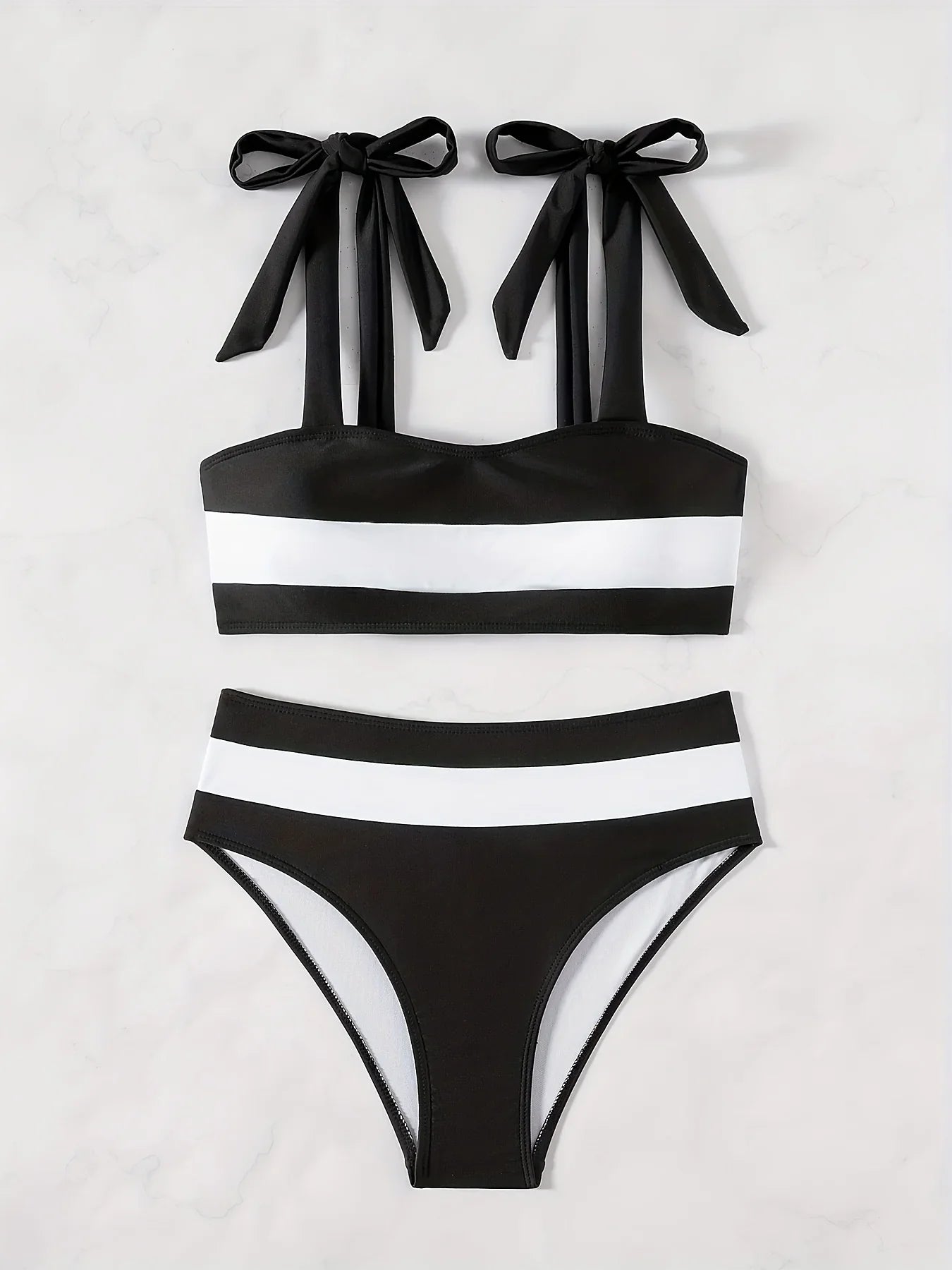 ZTVitality Sexy Patchwork Bikini Set 2025 New Arrival Biquini Bandage Padded Bra Push Up Swimsuit Women's Swimwear Beachwear