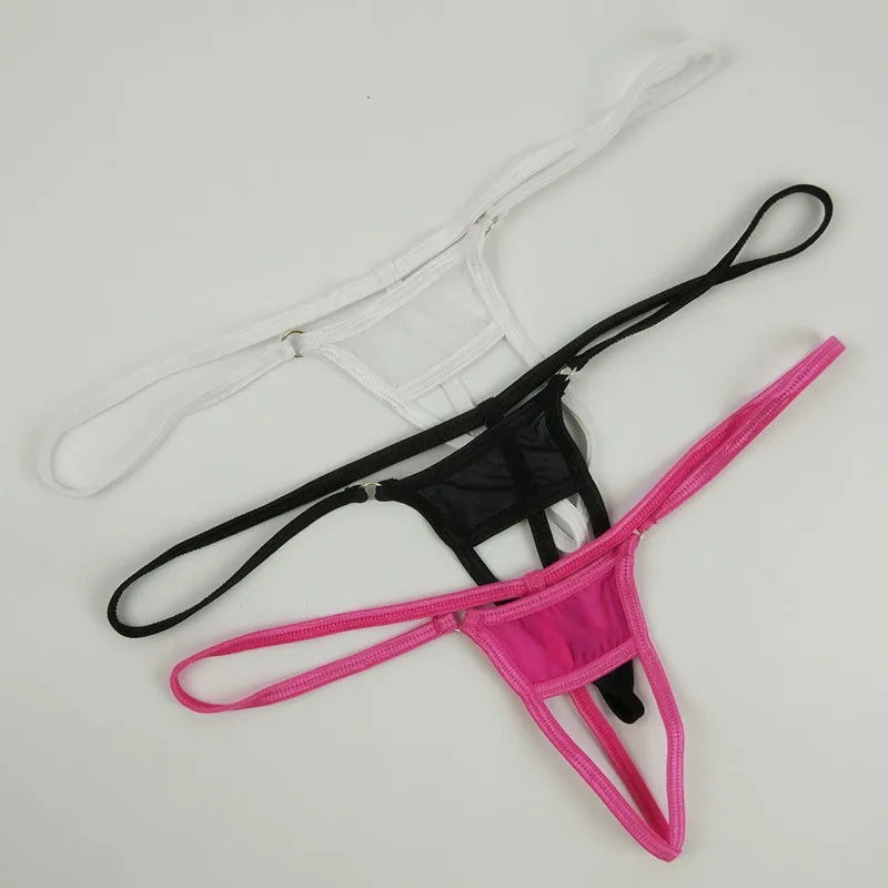 DEKA Open Erotic Women Invisible G-Strings Seamless Mini Micro Bikini Thongs Crotchless Transparent Tangas Panties Undewear