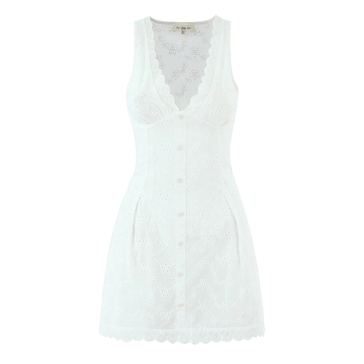 Foridol Plaid Printed Red Women's Dresses White Cotton V Neck Short Party Summer Dress New in Vintage Beach Mini Dress