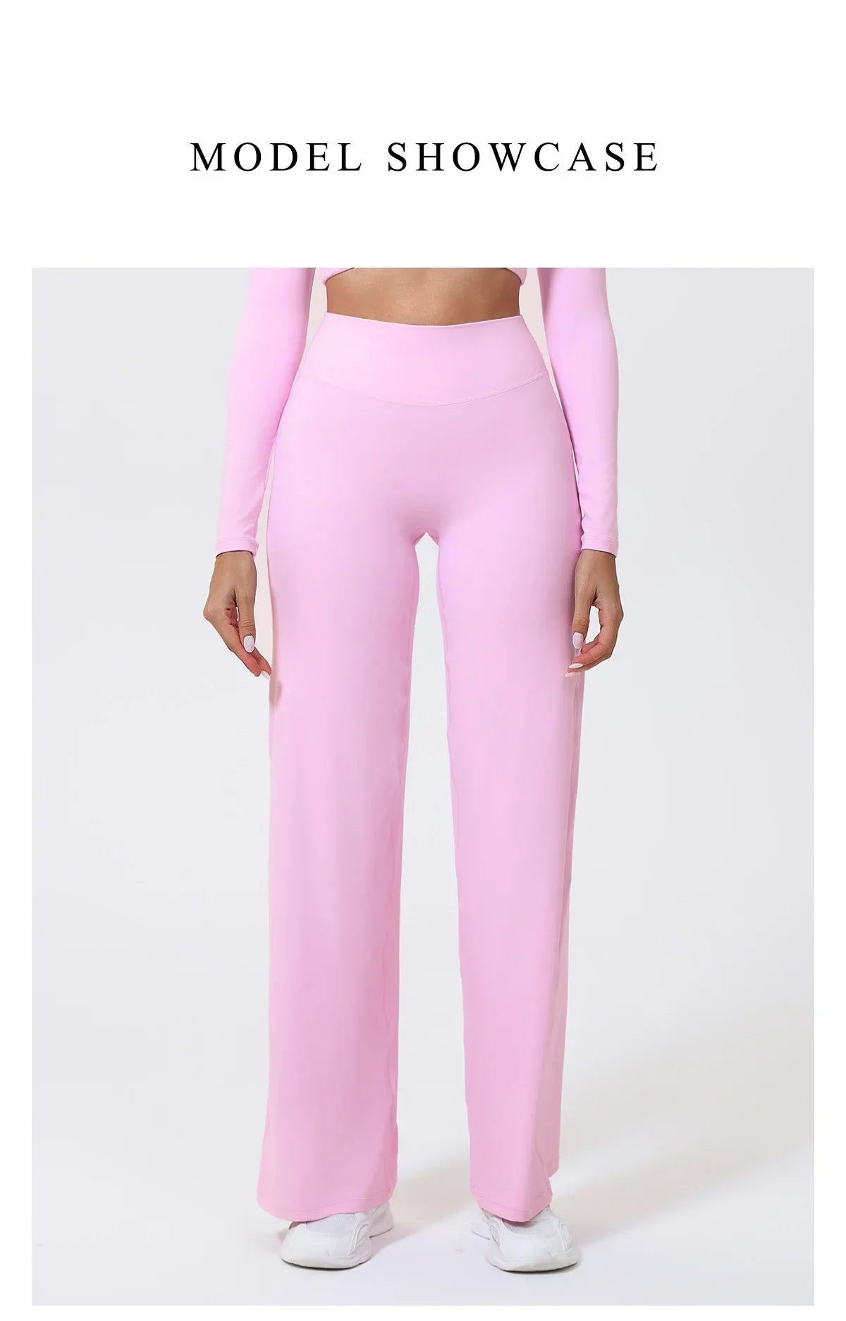 Hearuisavy Summer Straight-Leg Sports Pants Women Gym Clothing Fitness Tights Naked Feeling Compression Wide Leg Yoga Leggings