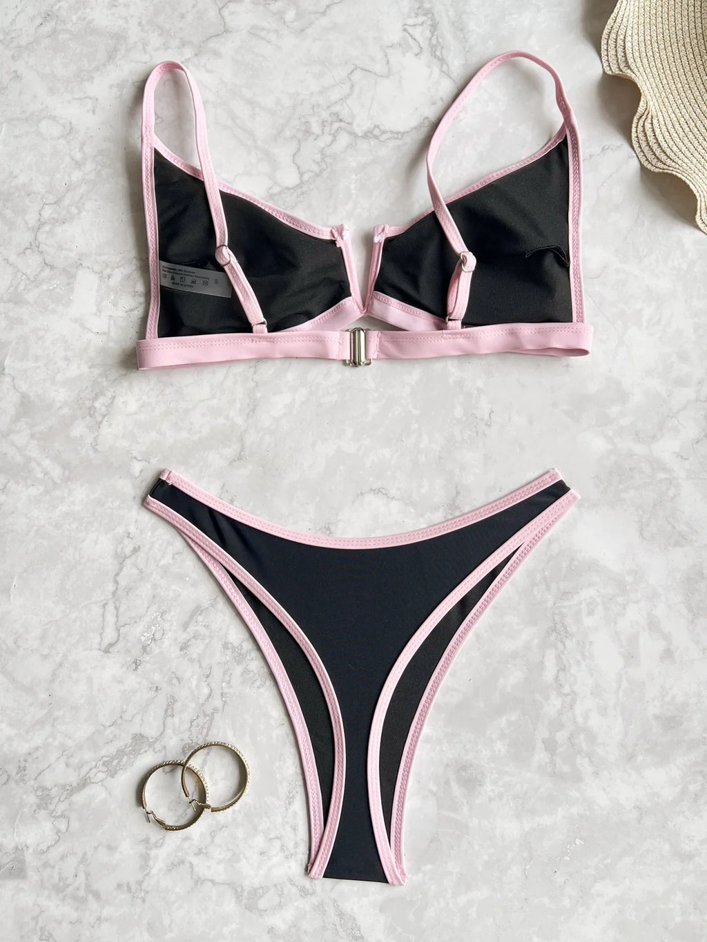 sexy patchwork mini bikinis sets two pieces swimsuit thong swimsuit Swimwear Biquini conjunto de bikini tankini beachwear