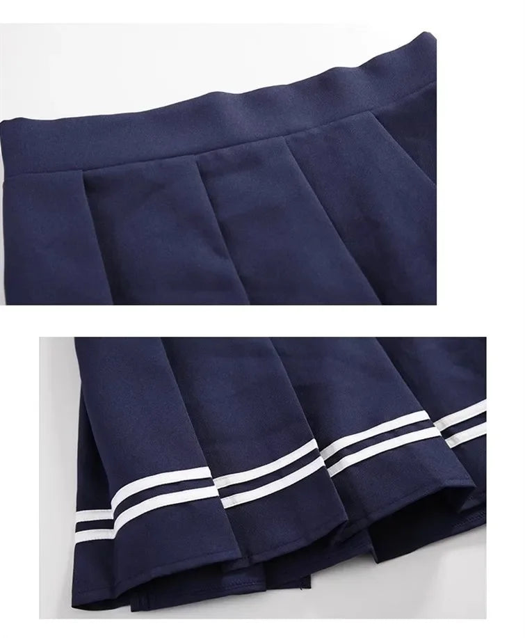 BOHOWAII Cheerleader Costume Schoolgirl Lingerie Dirndl School Girl Sexy Costumes Women Cosplay Halloween Disfraz Mujer Sexi