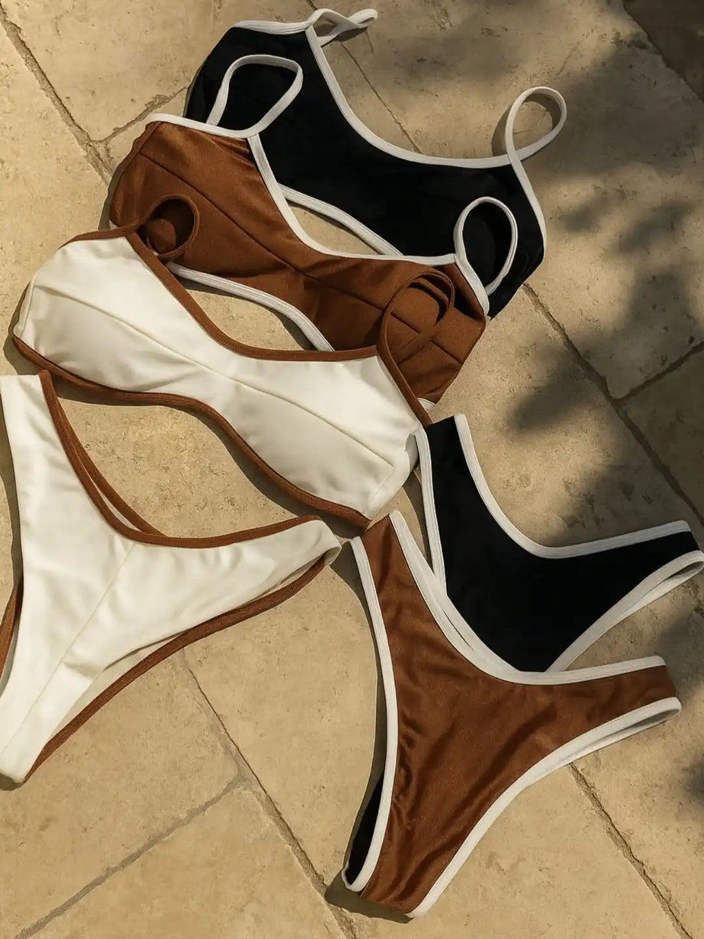 2026 Sexy Bikini Women Swimsuit Female Swimwear Bandeau Biquini Bathing Suit Shiny Swimming Suits Halter Bodysuit Beachwear