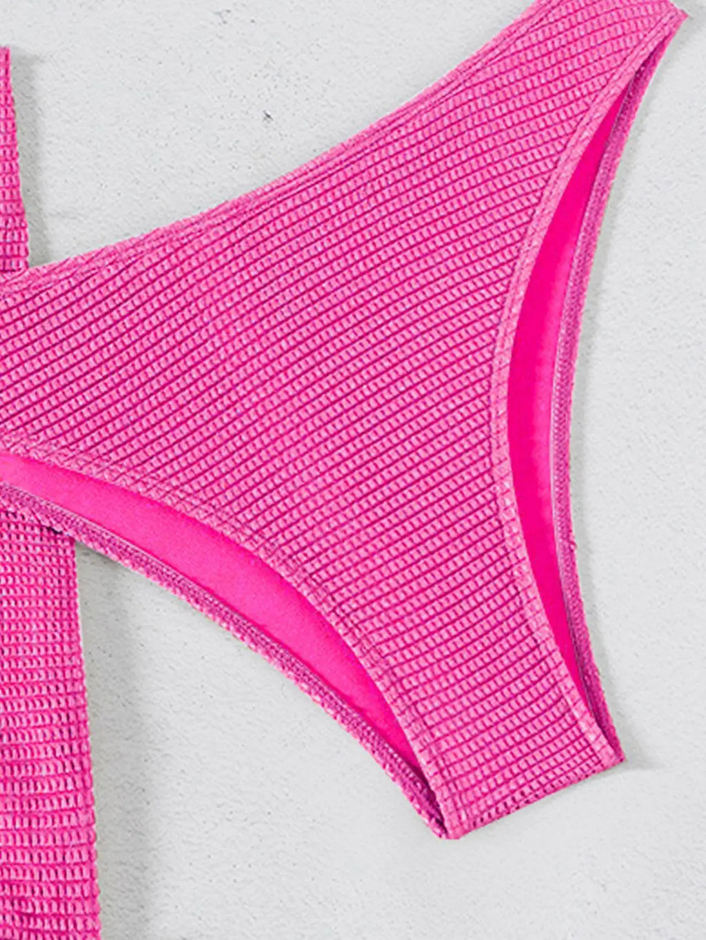 With Skirt Wrinkled Bandeau Bikini Female Swimsuit Women Swimwear Three-pieces Bikini Set Metal Ring Bathing Suit Swim Beachwear