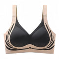 Women's V-Neck Seamless Push-Up Bra with Anti-Spill Design 4 Colors Anti-sagging Lift-up Bras Plus Size Comfort Lingerie M-4XL