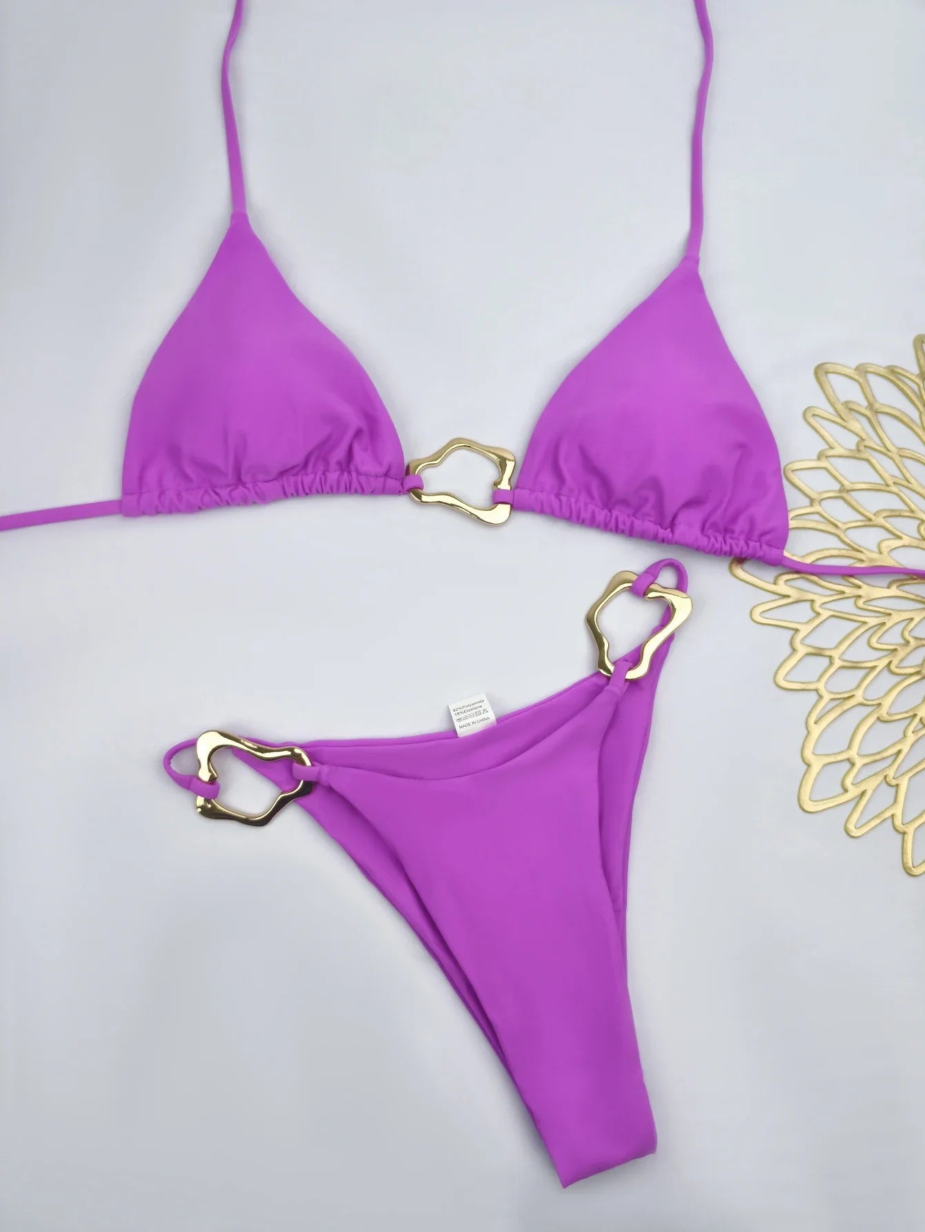 Triangle String Bikini 2026 Women Halter Swimsuit Solid Sexy Swimwear Female Bathers Bathing Swimming Swim Suit Beachwear