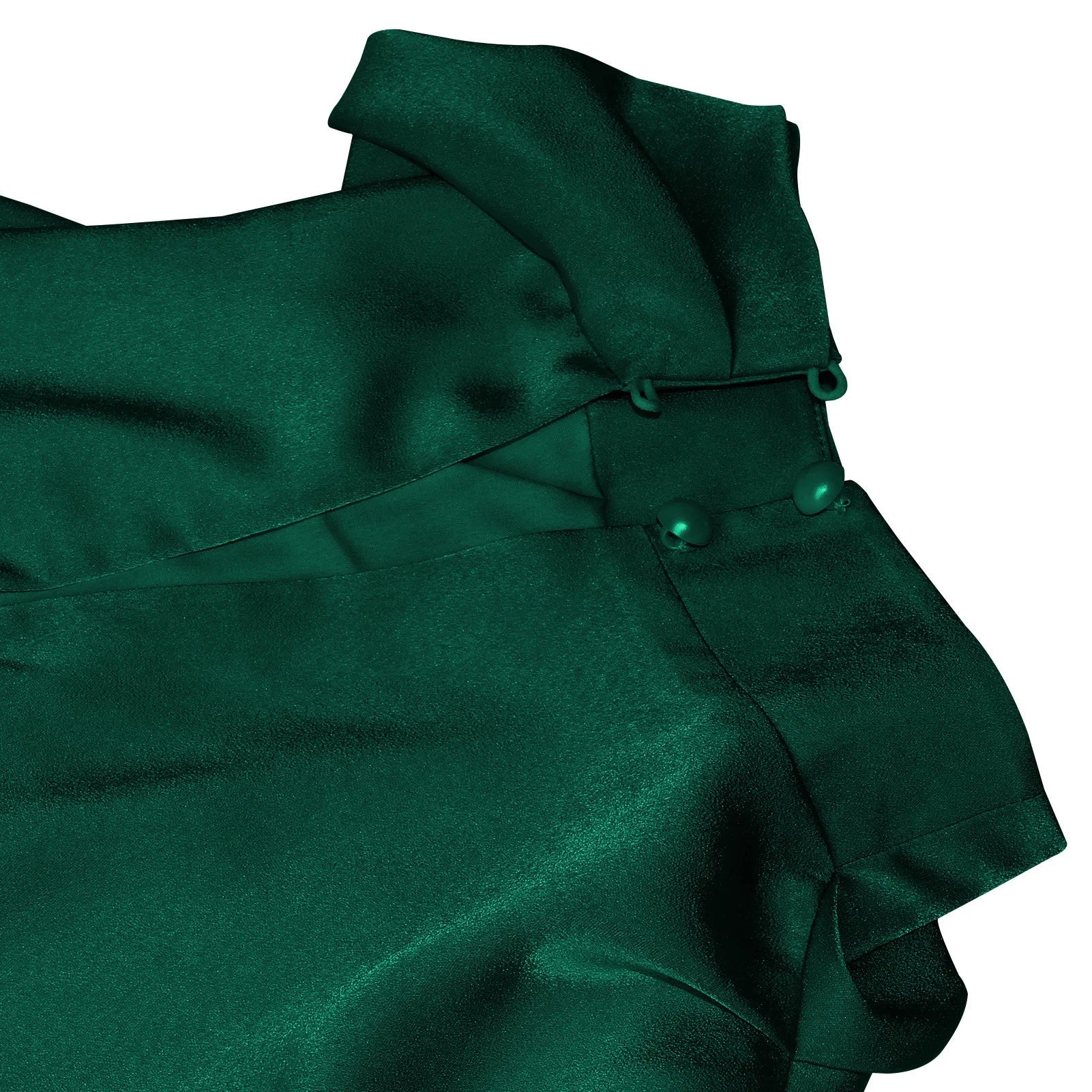 Foridol One Shoulder Turtleneck Tank Satin Women Party Dress Robe Zip Sleeveless Elegant Vintage Folds Women Clothing 2025